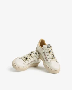 Sneakers Teen da Ragazza in Pelle e Materiale Tecnico