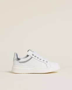 Sneakers Teen da Ragazza in Pelle e Materiale Tecnico