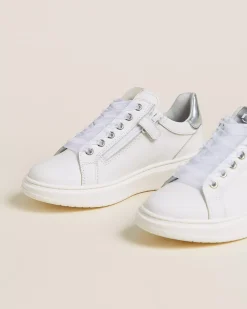 Sneakers Teen da Ragazza in Pelle e Materiale Tecnico