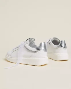 Sneakers Teen da Ragazza in Pelle e Materiale Tecnico