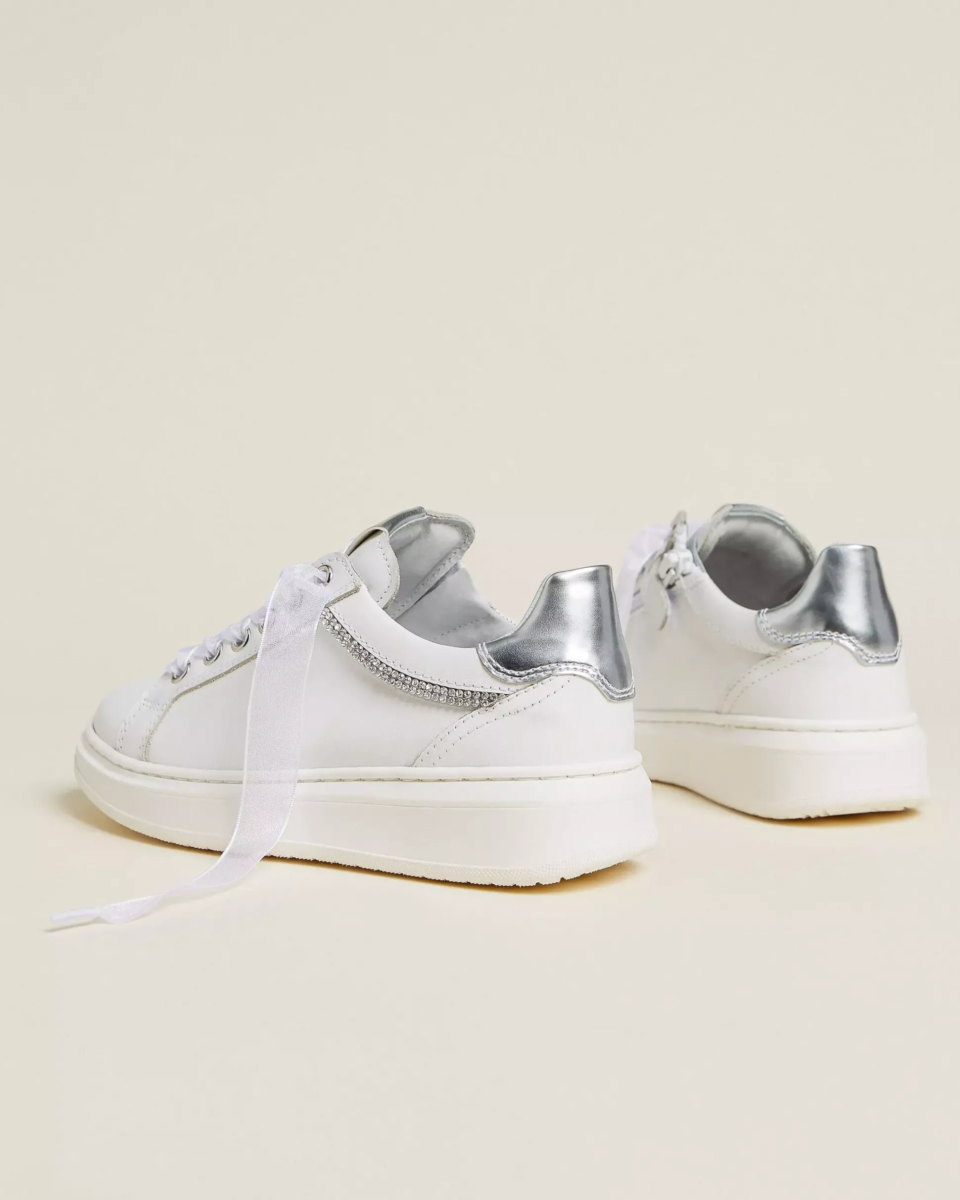 Sneakers Teen da Ragazza in Pelle e Materiale Tecnico