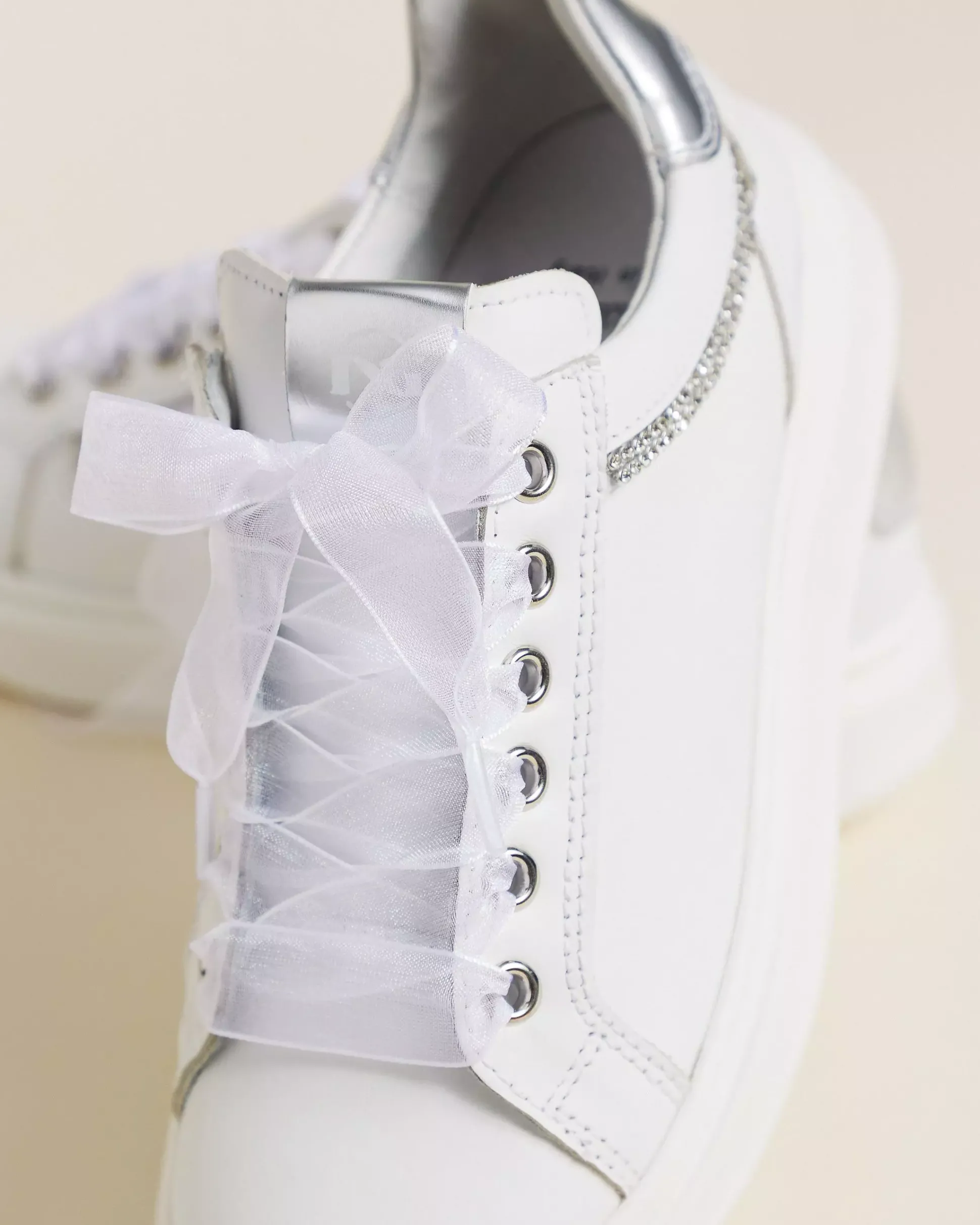 Sneakers Teen da Ragazza in Pelle e Materiale Tecnico