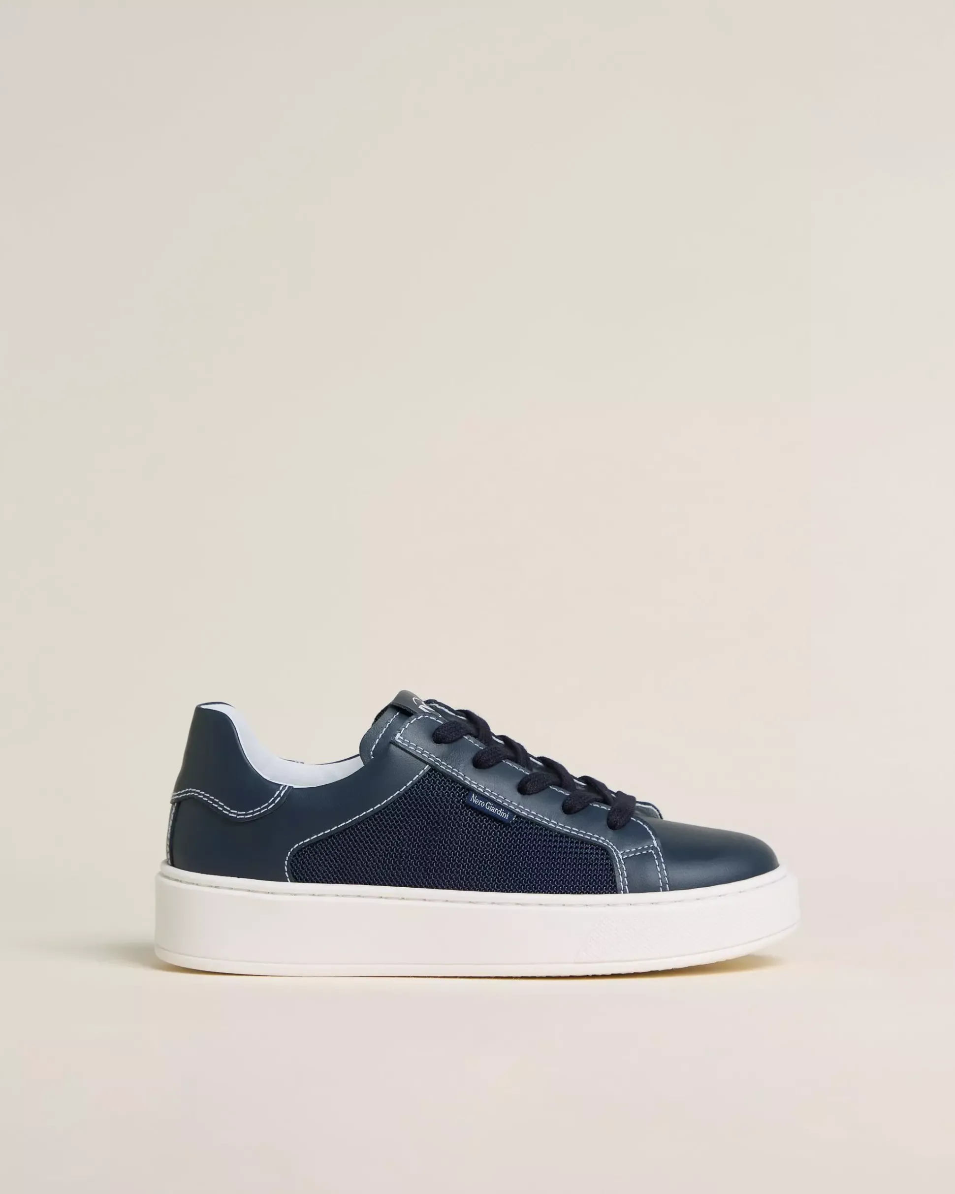 Sneakers Teen da Ragazzo in Pelle e Tela