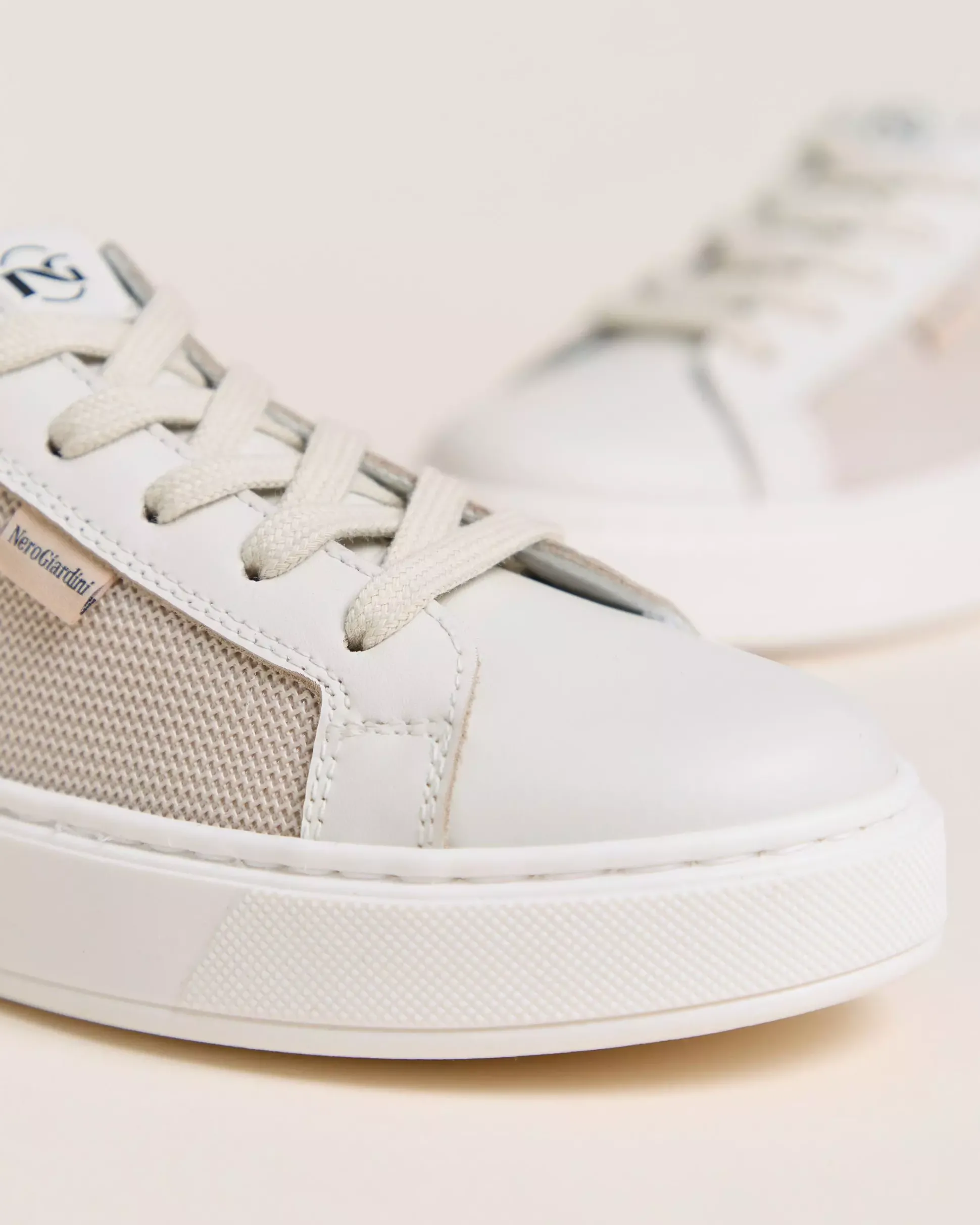Sneakers Teen da Ragazzo in Pelle e Tela