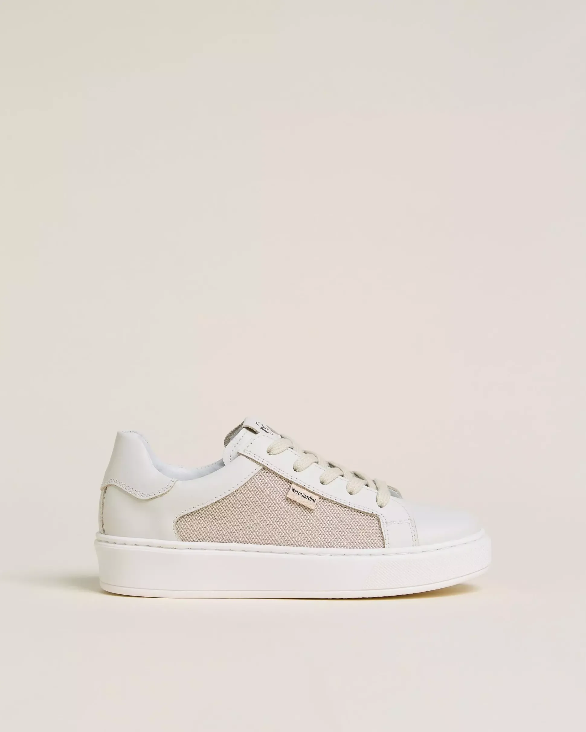 Sneakers Teen da Ragazzo in Pelle e Tela