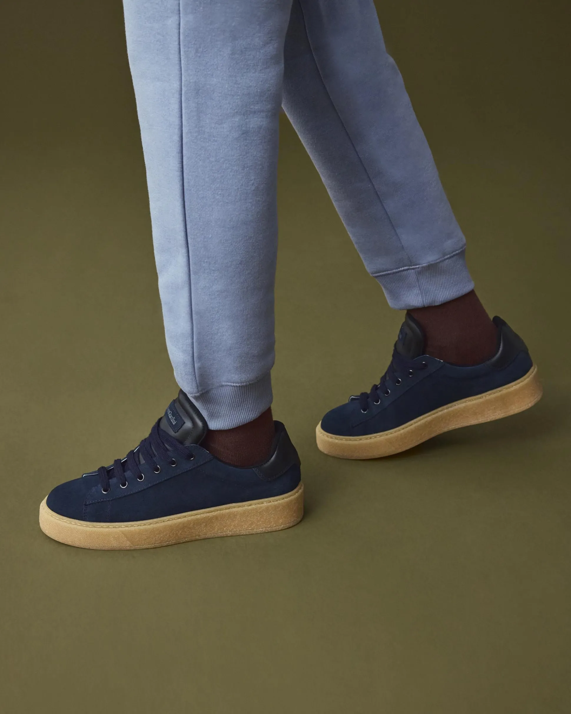 Sneakers Teen da Ragazzo in Camoscio e Pelle
