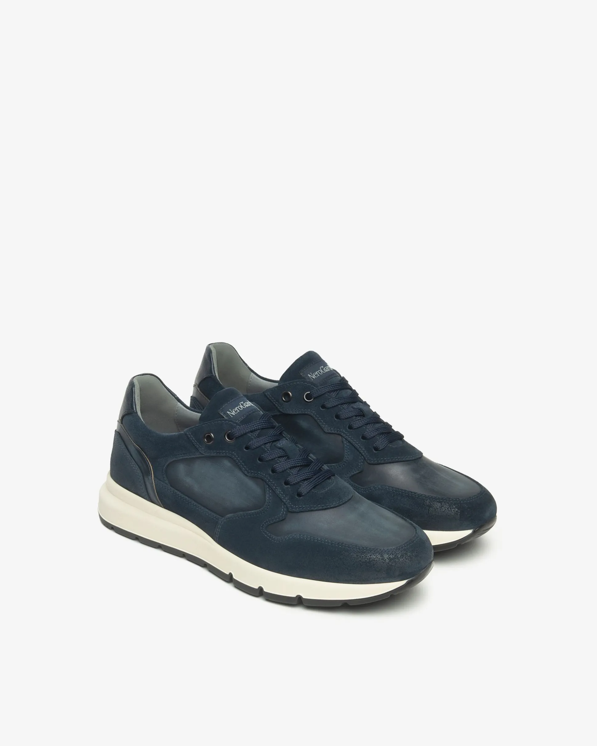 Sneakers Uomo Camoscio e Pelle