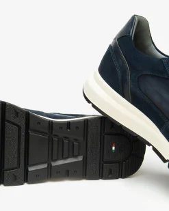 Sneakers Uomo Camoscio e Pelle