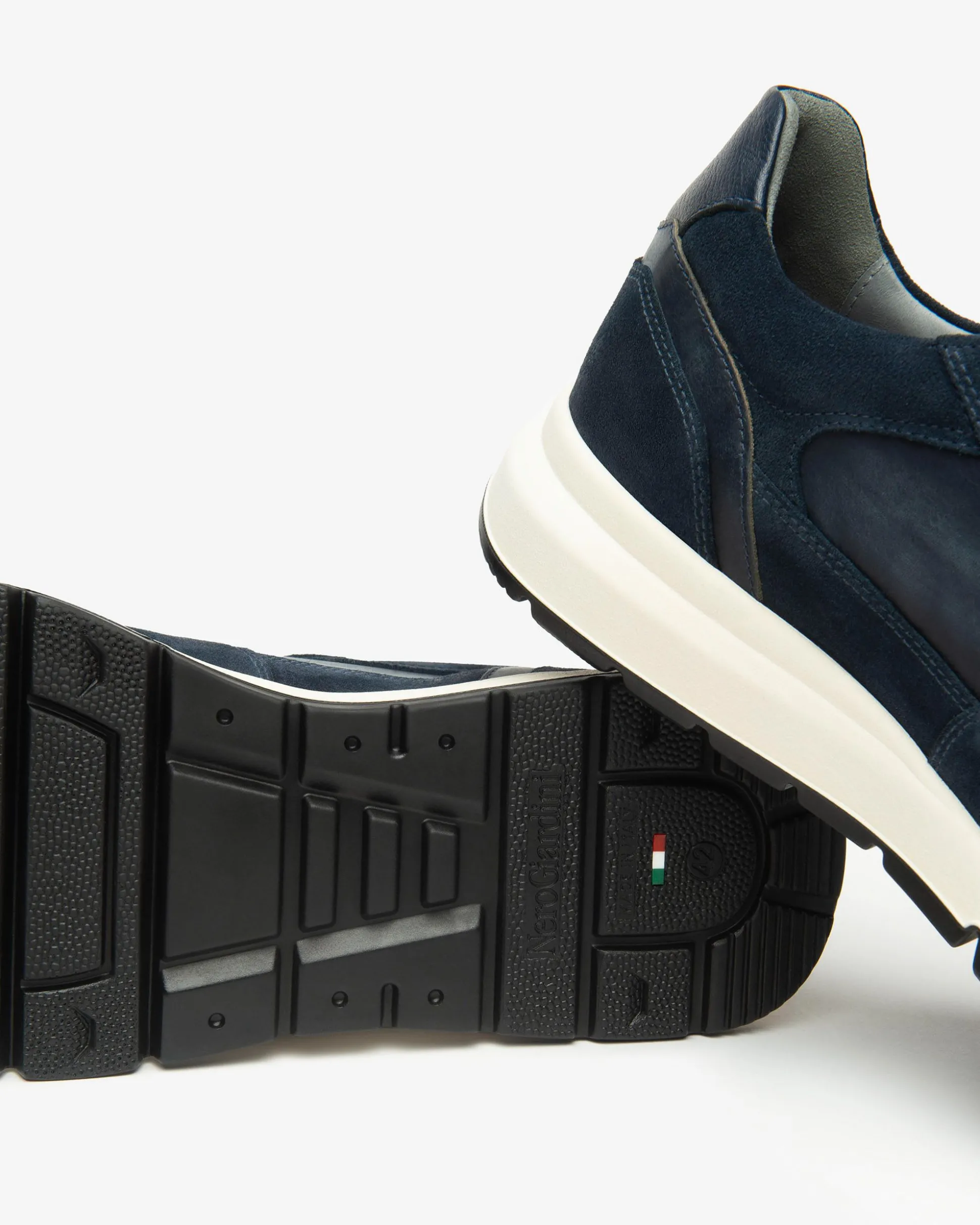 Sneakers Uomo Camoscio e Pelle