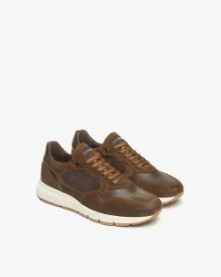 Sneakers Uomo Camoscio e Pelle