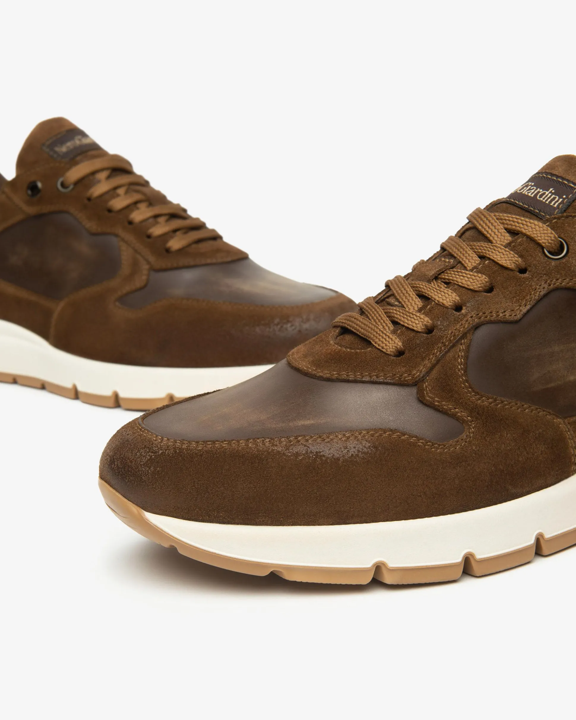 Sneakers Uomo Camoscio e Pelle