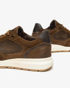 Sneakers Uomo Camoscio e Pelle