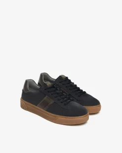 Sneakers Uomo in Camoscio e Pelle