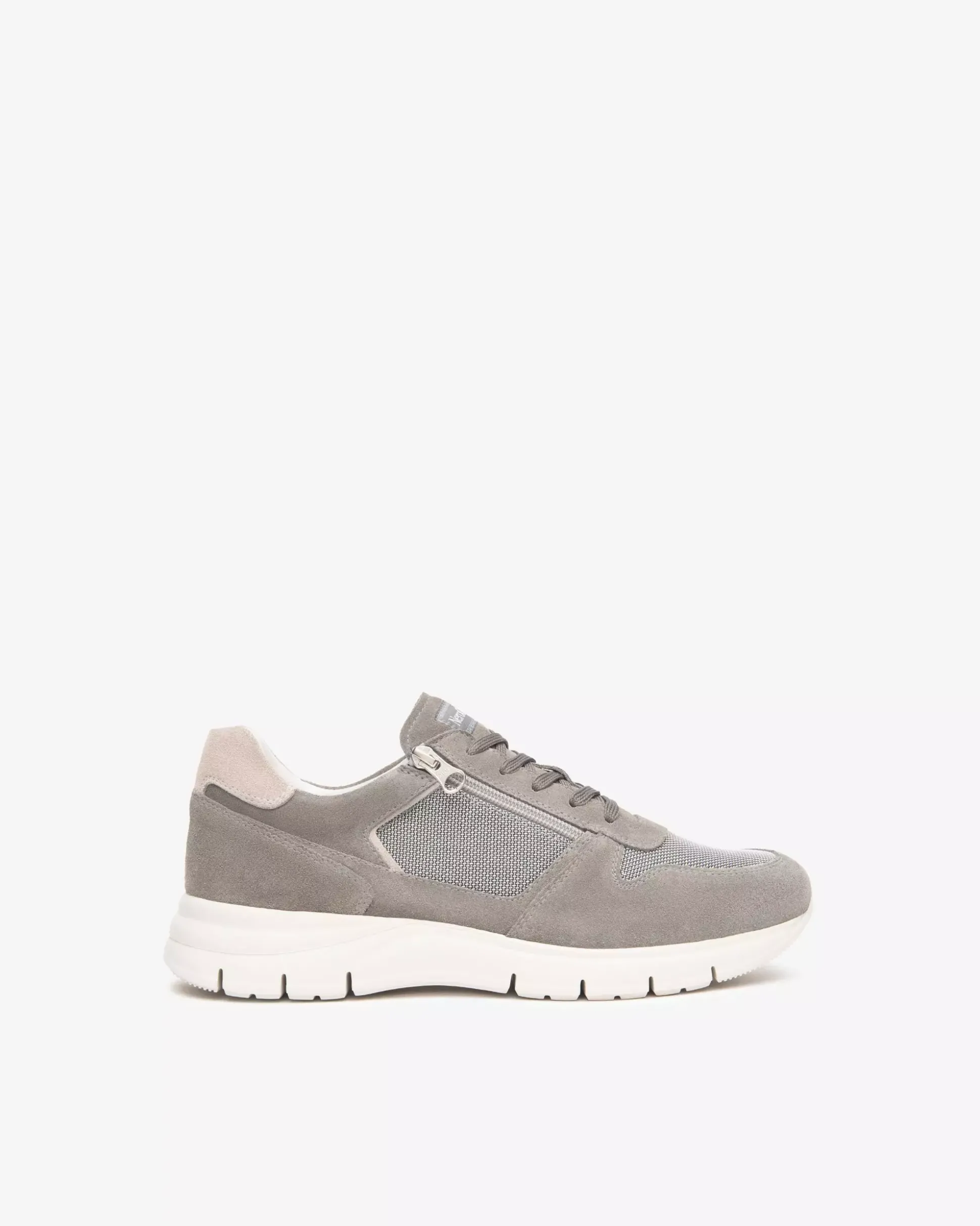 Sneakers Uomo in Camoscio e Tela