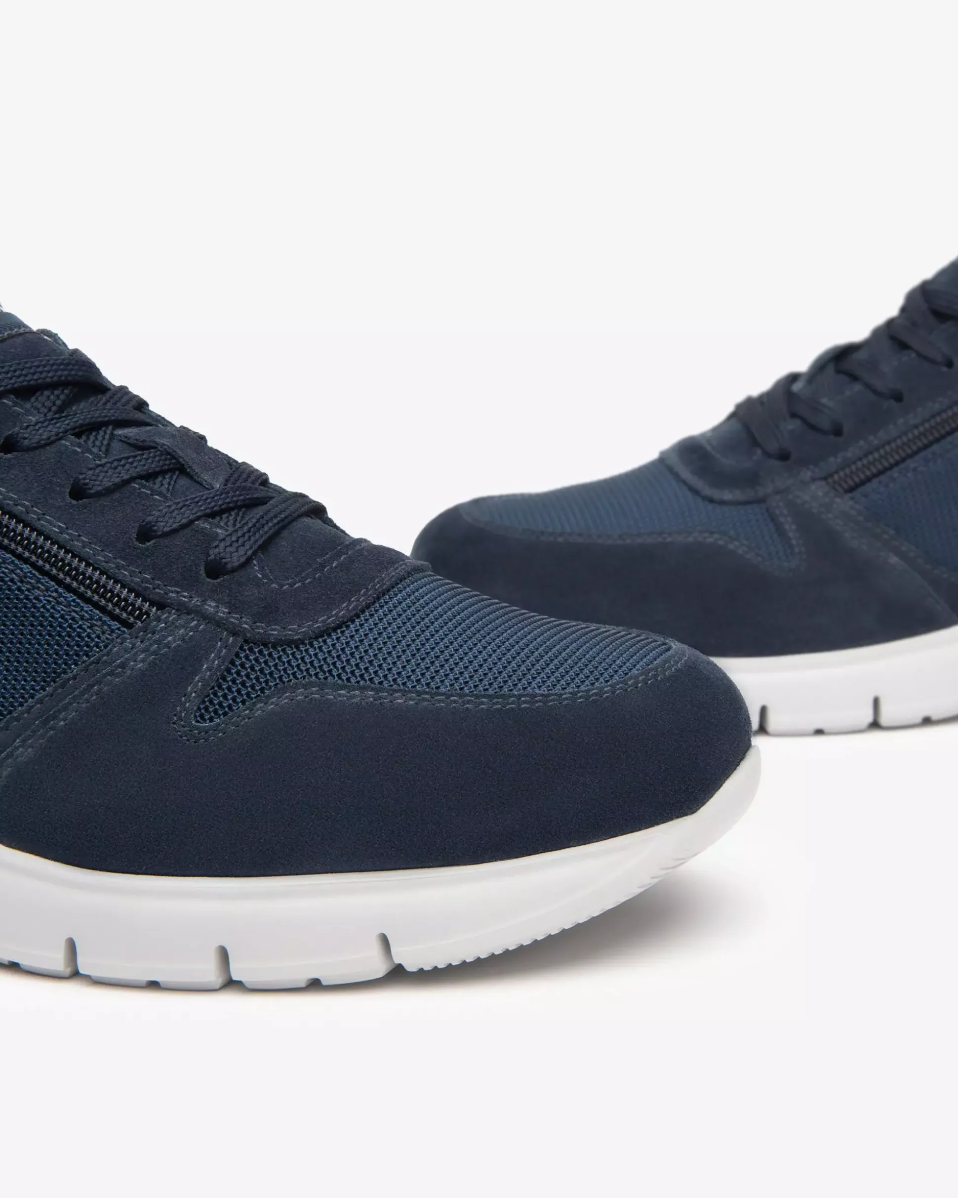 Sneakers Uomo in Camoscio e Tela