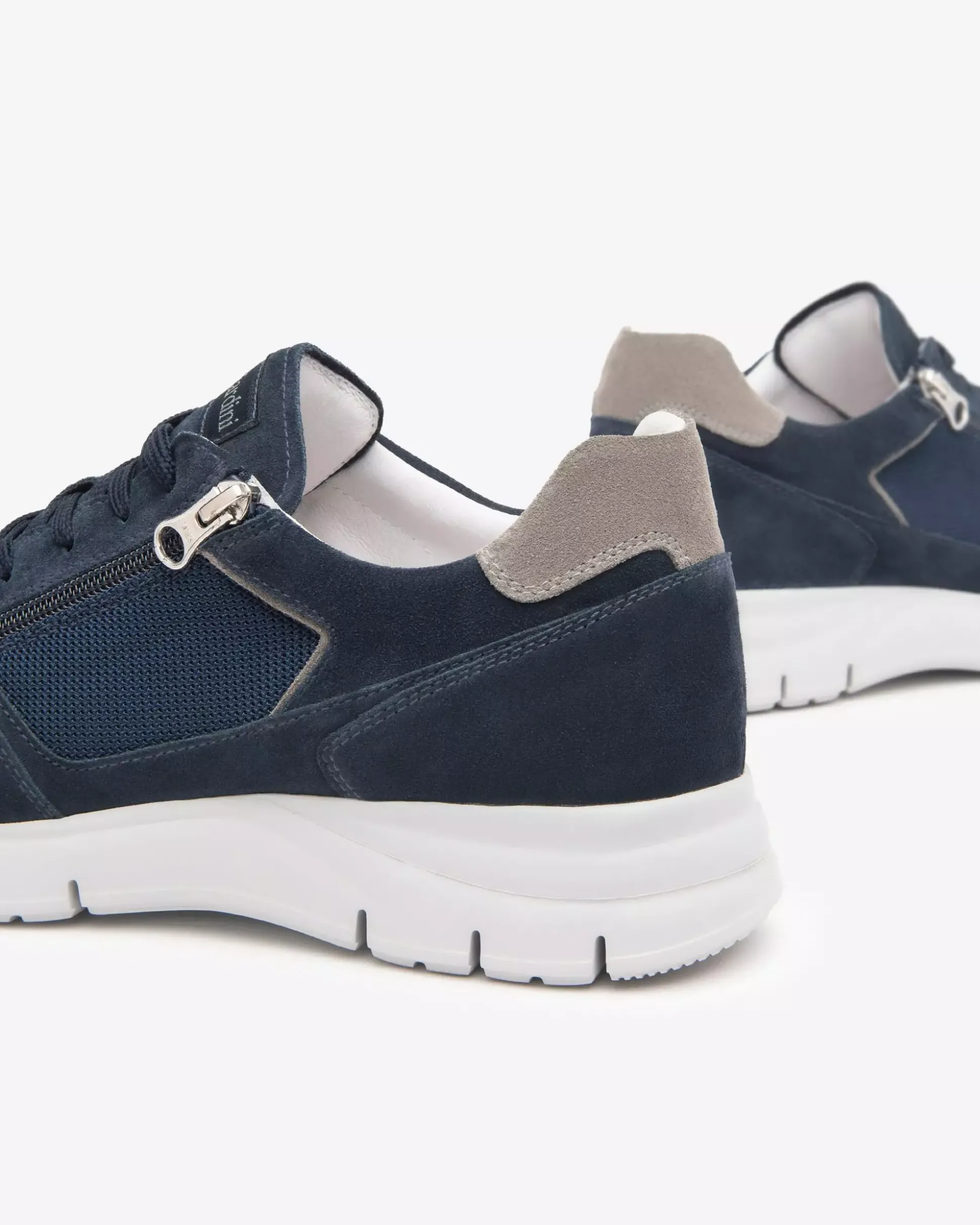 Sneakers Uomo in Camoscio e Tela