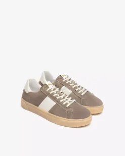 Sneakers Uomo in Camoscio e Pelle