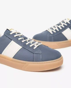 Sneakers Uomo in Camoscio e Pelle