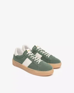 Sneakers Uomo in Camoscio e Pelle