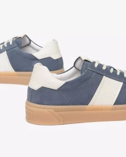 Sneakers Uomo in Camoscio e Pelle