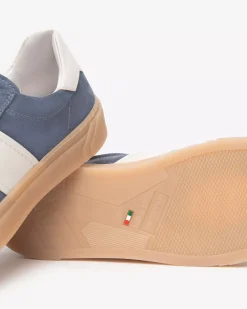 Sneakers Uomo in Camoscio e Pelle
