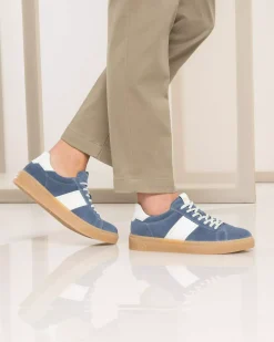 Sneakers Uomo in Camoscio e Pelle