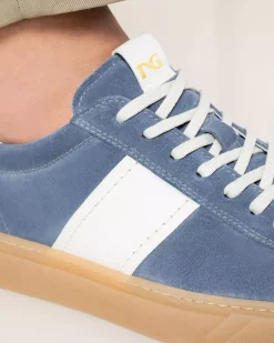 Sneakers Uomo in Camoscio e Pelle