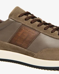Sneakers Uomo in Pelle e Camoscio