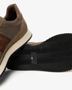 Sneakers Uomo in Pelle e Camoscio