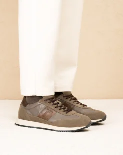 Sneakers Uomo in Pelle e Camoscio