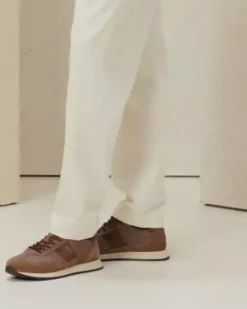 Sneakers Uomo in Pelle e Camoscio