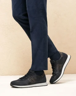 Sneakers Uomo in Pelle e Camoscio