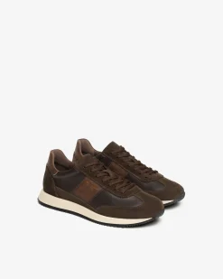 Sneakers Uomo in Pelle e Camoscio