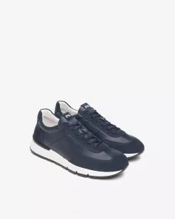 Sneakers Uomo in Pelle e Camoscio