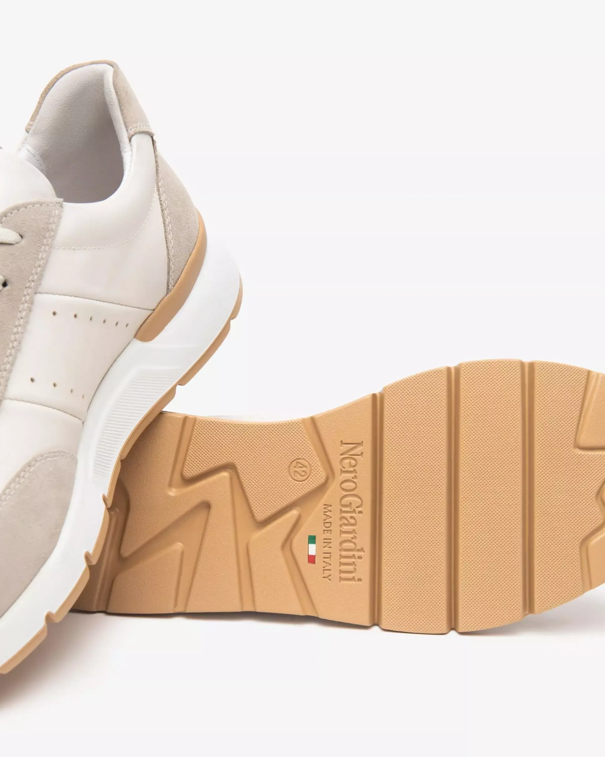 Sneakers Uomo in Pelle e Camoscio