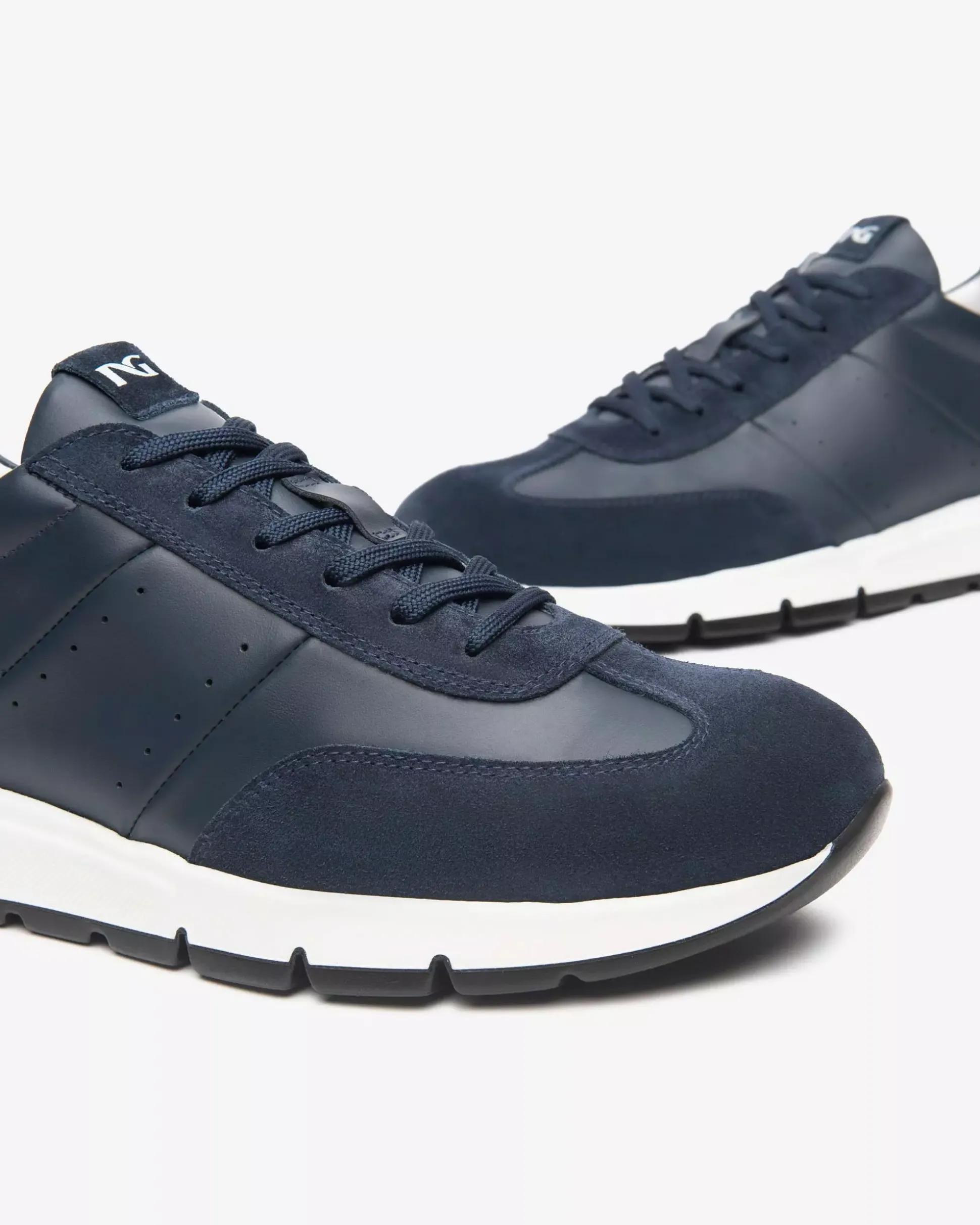 Sneakers Uomo in Pelle e Camoscio