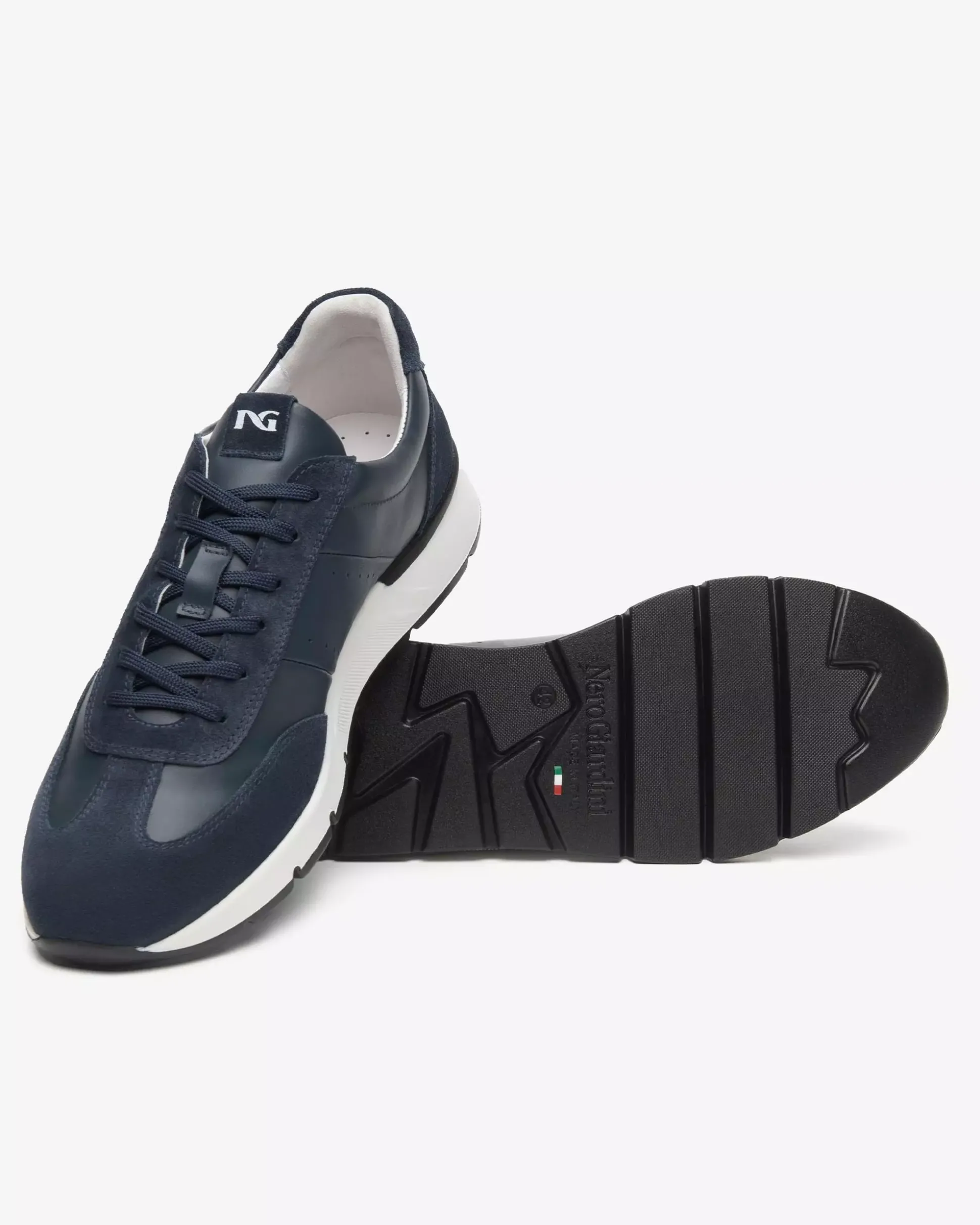 Sneakers Uomo in Pelle e Camoscio