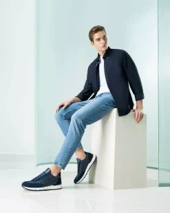 Sneakers Uomo in Pelle e Camoscio