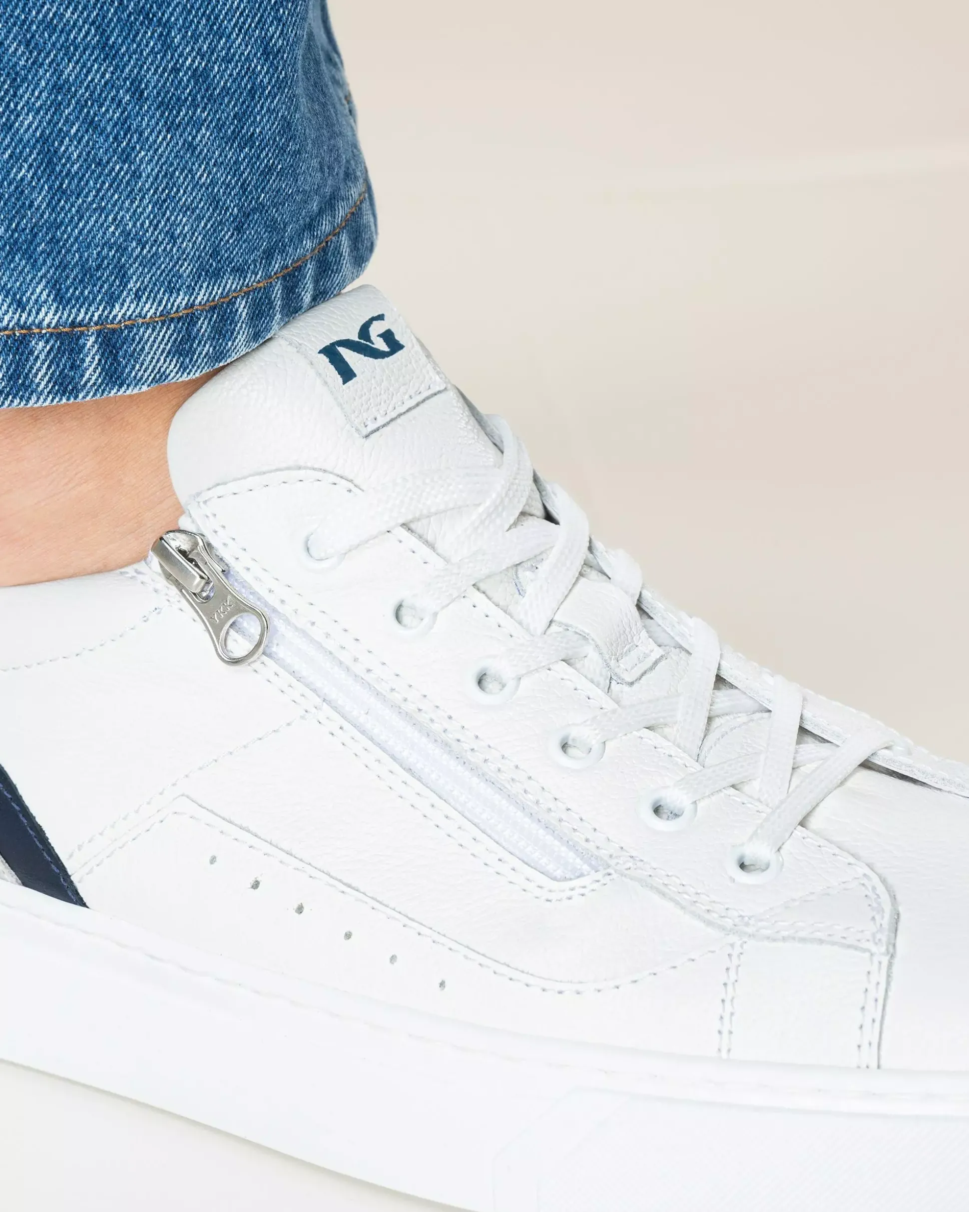 Sneakers Uomo in Pelle e Camoscio
