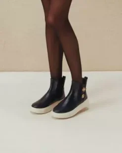 Stivaletti Chelsea Donna in Pelle