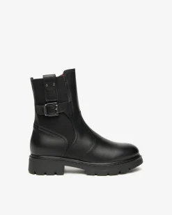 Stivaletti Donna in Pelle e Tessuto
