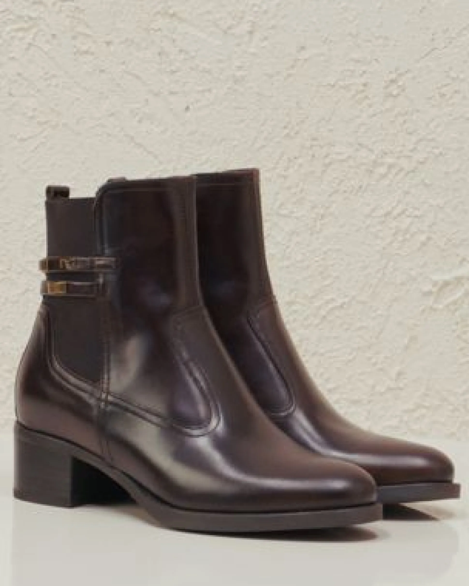 Stivaletti Donna in Pelle e Tessuto