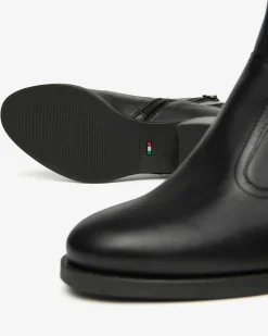 Stivaletti Donna in Pelle e Tessuto
