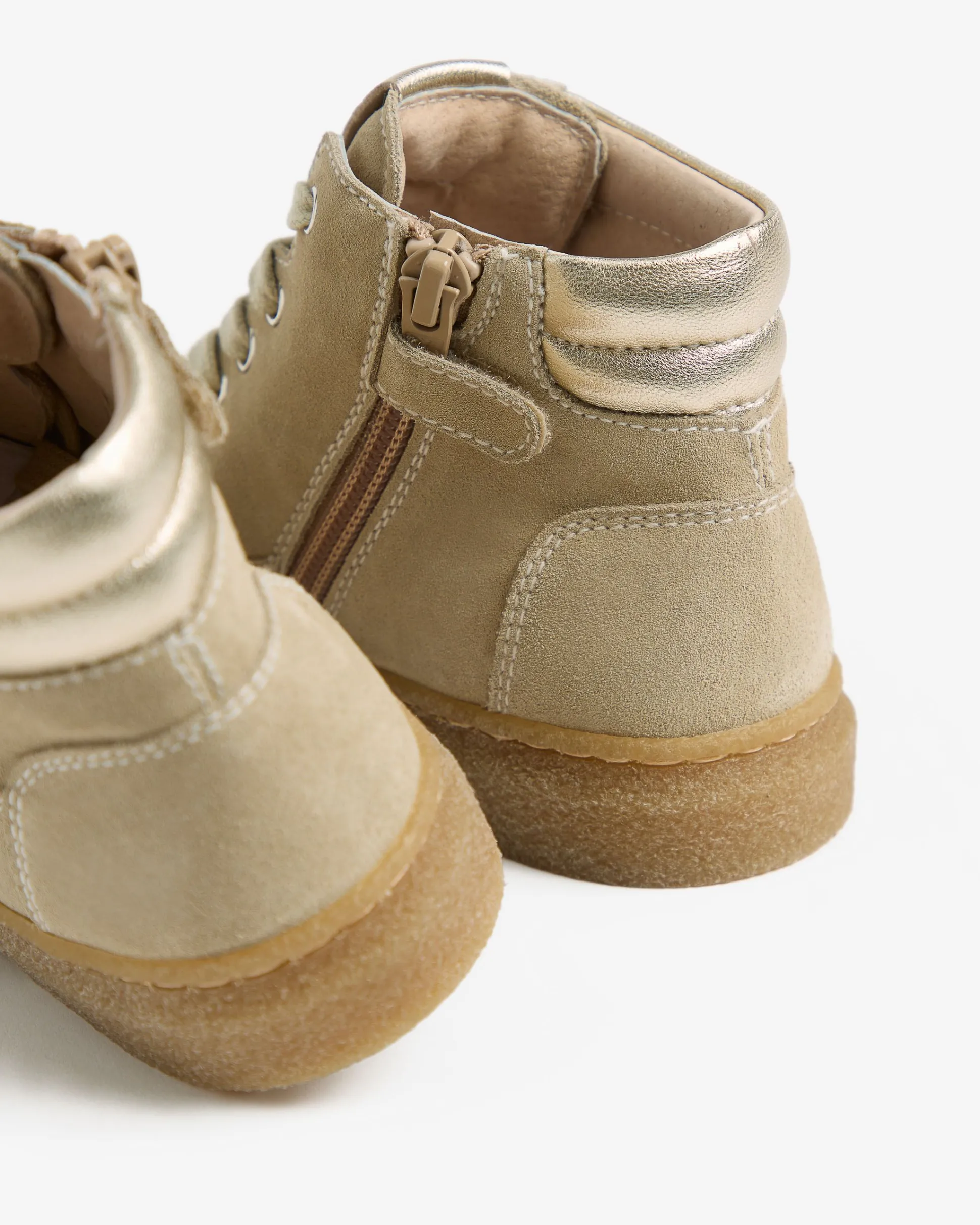 Stivaletti Junior da Bambina in Camoscio e Pelle