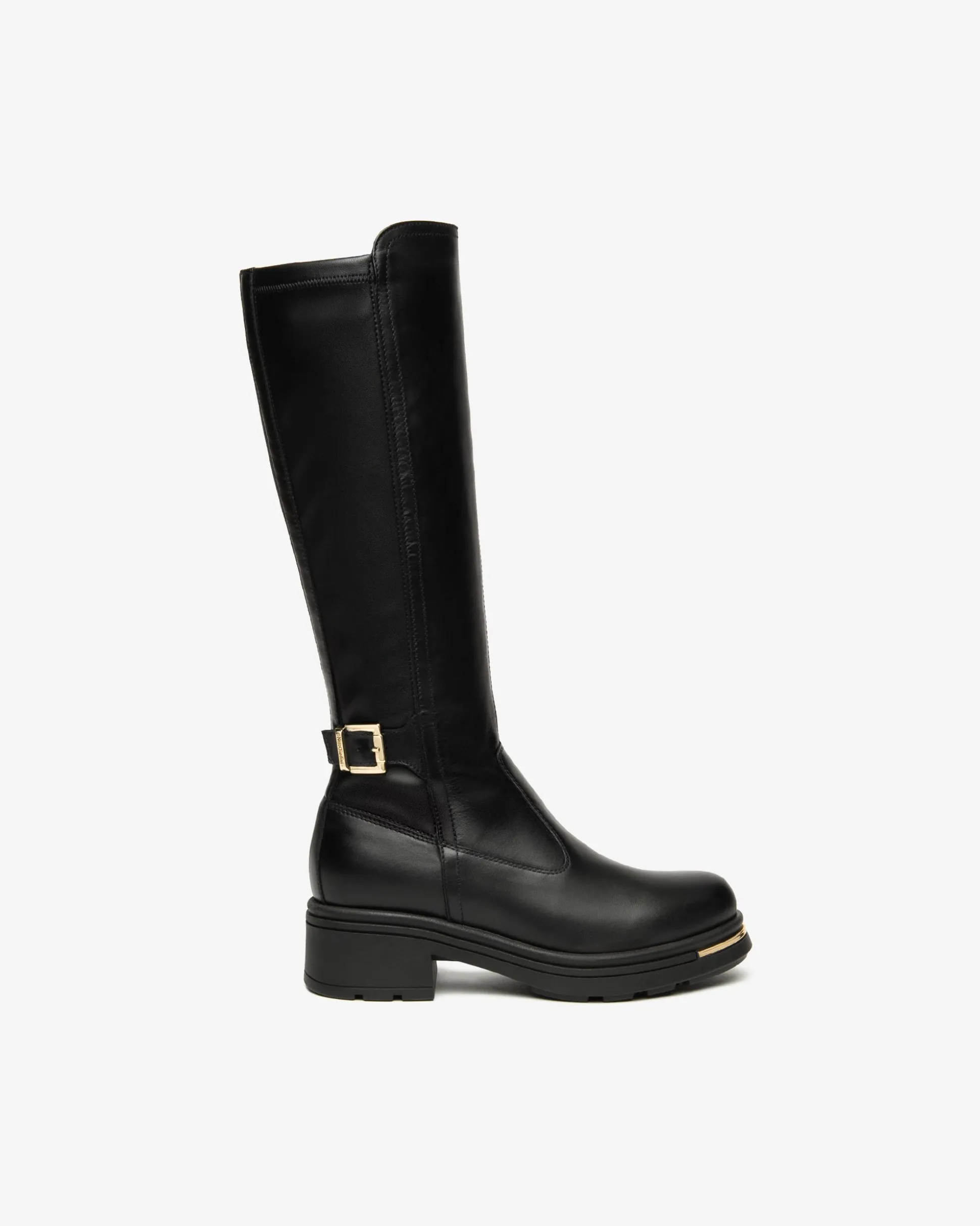 Stivali Donna in Pelle e Materiale Tecnico