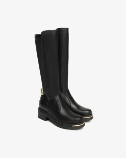 Stivali Donna in Pelle e Materiale Tecnico