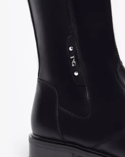 Stivali Donna in Pelle e Materiale Tecnico