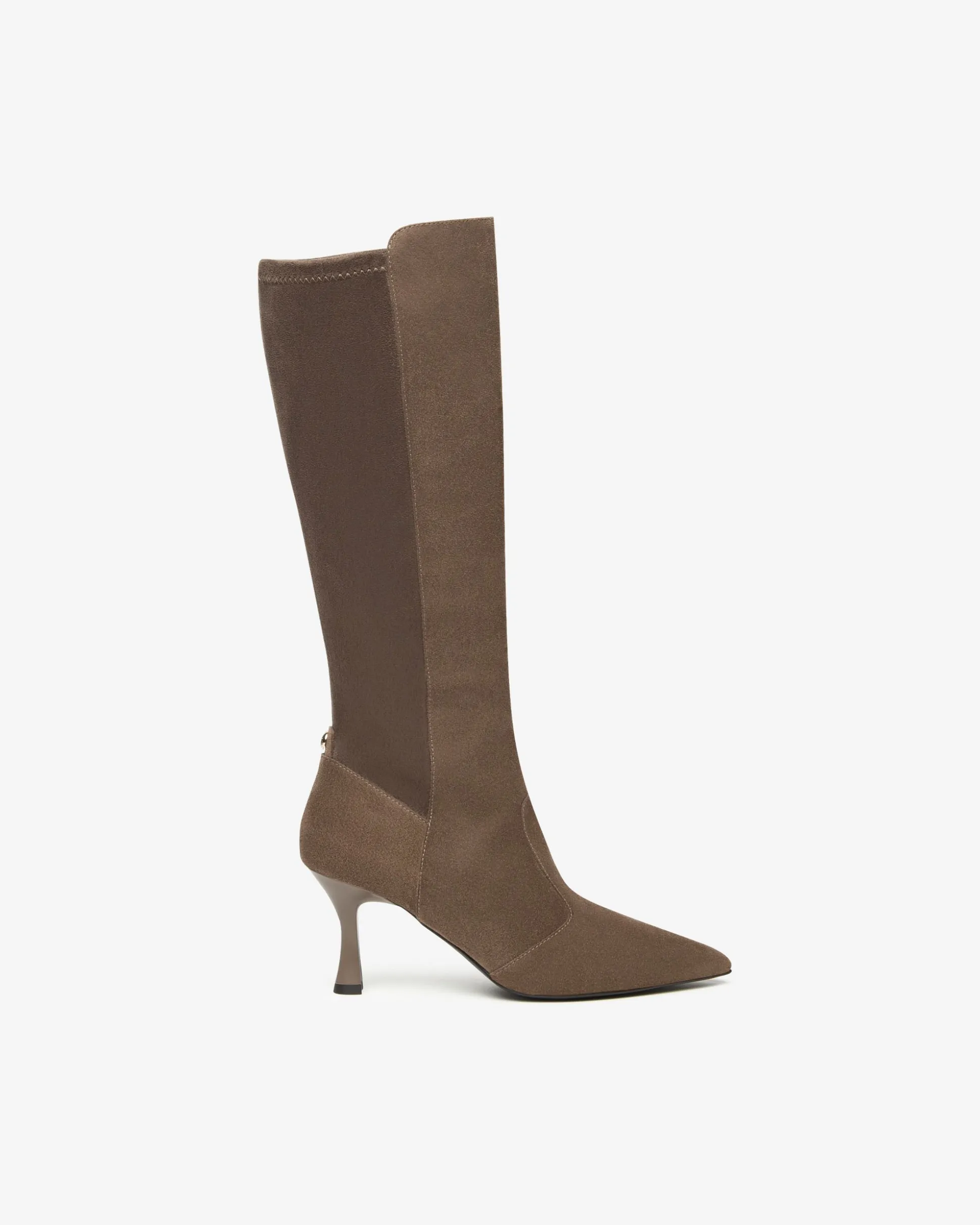 Stivali Donna in Pelle e Materiale Tecnico