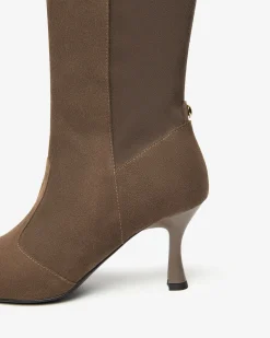 Stivali Donna in Pelle e Materiale Tecnico
