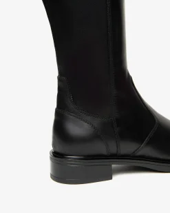 Stivali Donna in Pelle e Materiale Tecnico